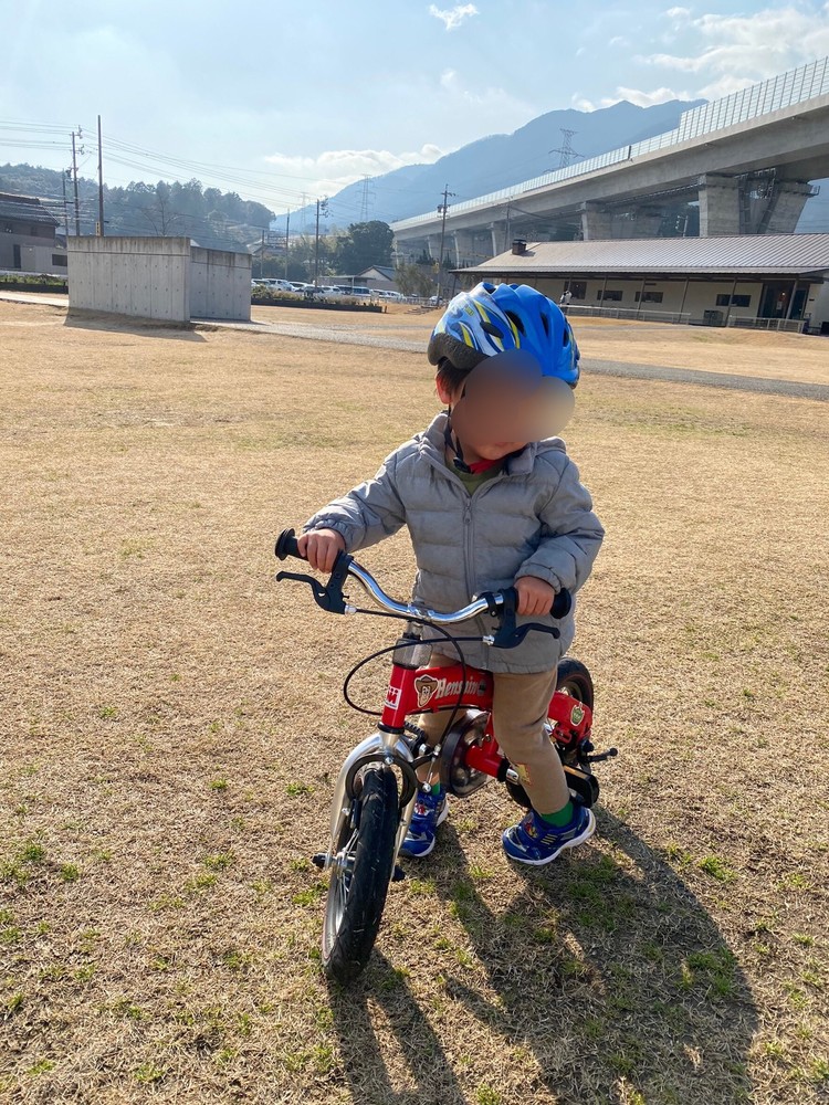 3歳の自転車デビューにへんしんバイク