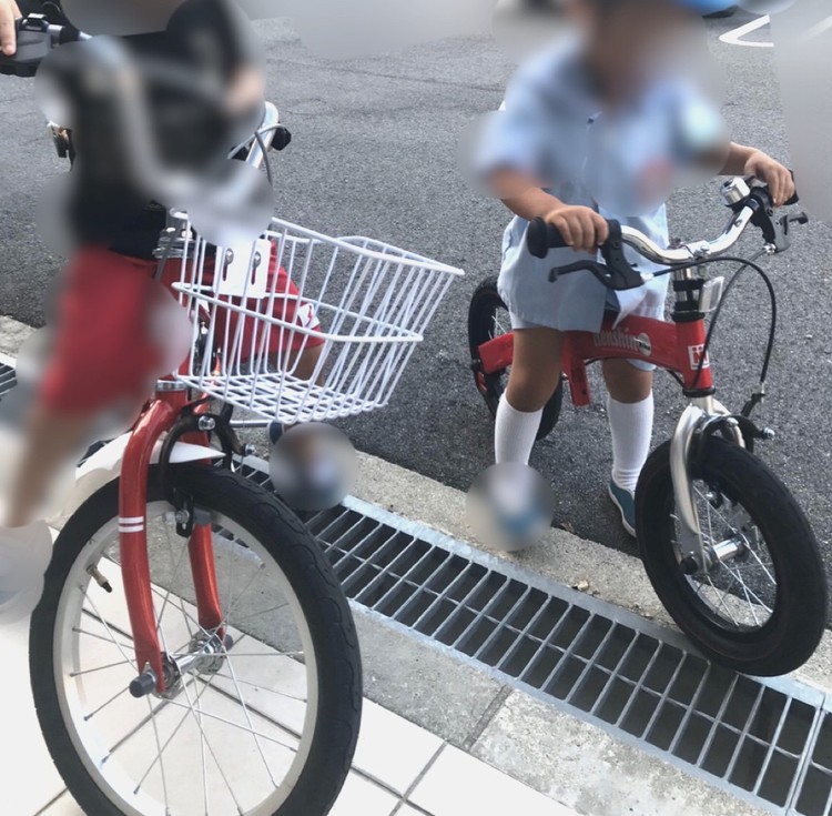 3歳の自転車デビューにへんしんバイク