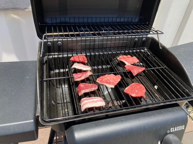 さちや精肉店の肉でBBQ